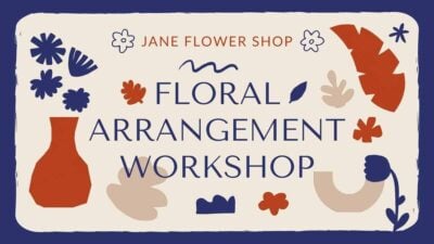 Abstract Floral Arrangement Class Slides