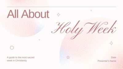 Aesthetic All About Holy Week