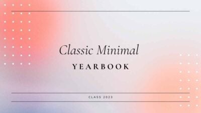 Classic Minimal Yearbook Slides