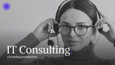 Clean Minimal IT Consulting Slides