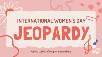 Cute Floral International Women’s Day Jeopardy