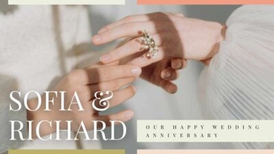 Elegant Our Happy Wedding Anniversary