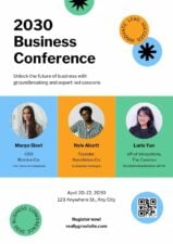Geometric Conference Poster