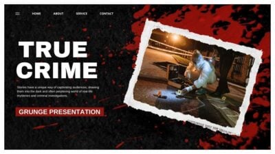 Grunge True Crime Slides