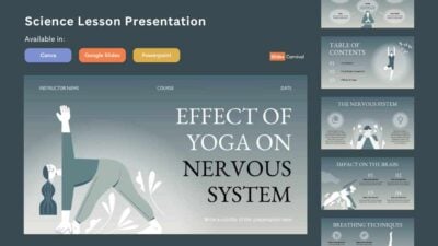 Illustrated Effect of Yoga On Nervous System Slides