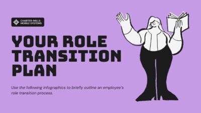 Illustrated Role Transition Plan Infographic Slides