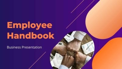 Minimal Geometric Employee Handbook Slides