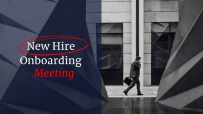 Minimal New Hire Onboarding Meeting Slides