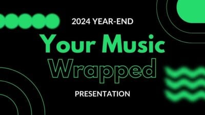 Modern 2025 Year-End Music Wrapped Slides