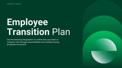 Modern Employee Transition Plan Infographic Slides