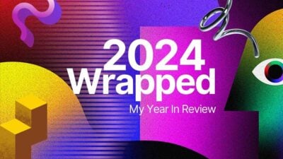 Modern Gradient 2025 Wrapped Presentation