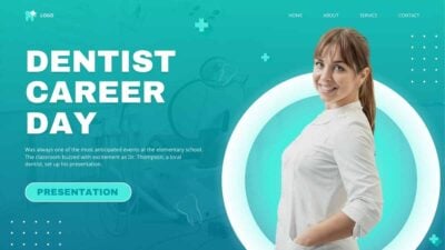 Modern Gradient Dentist Career Day