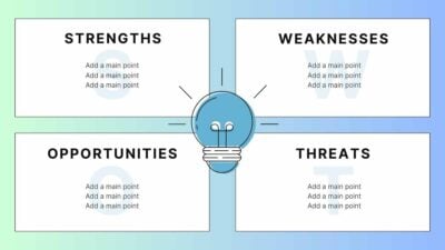 Modern Idea SWOT Analysis Infographic Template