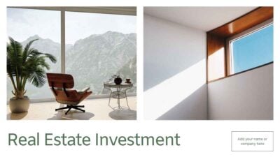 Modern Minimal Real Estate Investment Slides