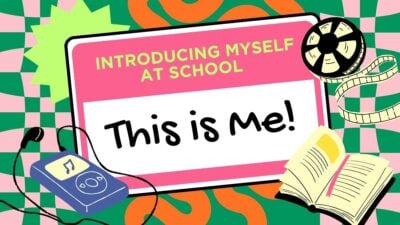Retro Introducing Myself at School: This is me! Slides