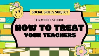 Retro Social Skills Subject for Middle School: How to Treat Your Teachers Slides