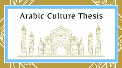 Simple Arabic Culture Thesis Slides