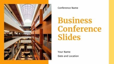 Simple Business Conference Slides