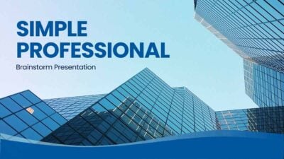 Simple Professional Brainstorm Presentation