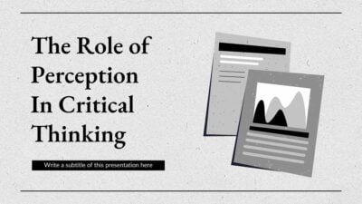 Simple The Role of Perception In Critical Thinking Slides