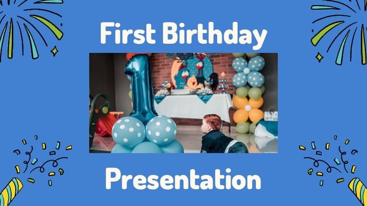 Happy 1st Birthday Slides Preview