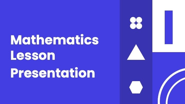 Mathematics Lesson Slides Preview