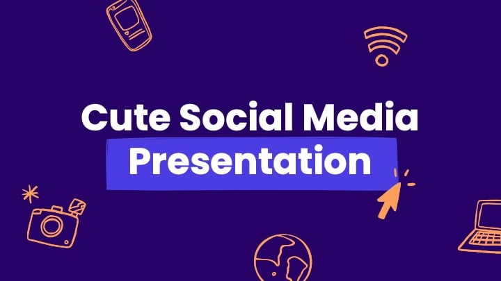 Cute social media Slides Preview