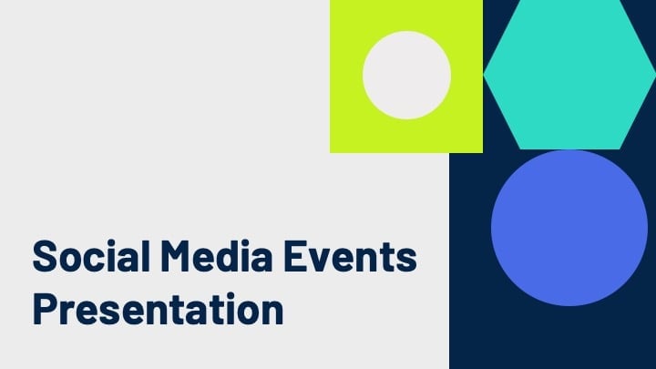 Social media events Slides Preview