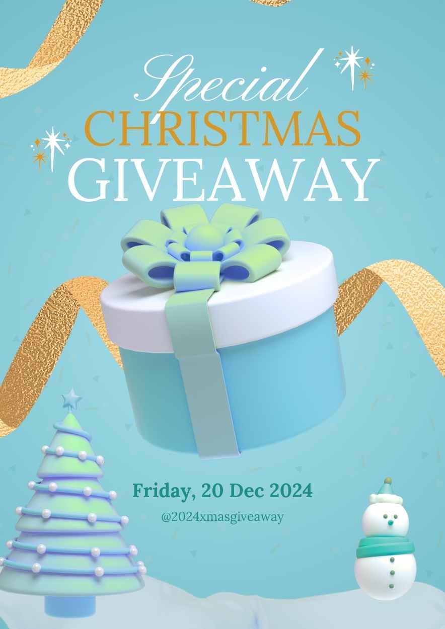 3D Christmas Giveaway Poster Preview