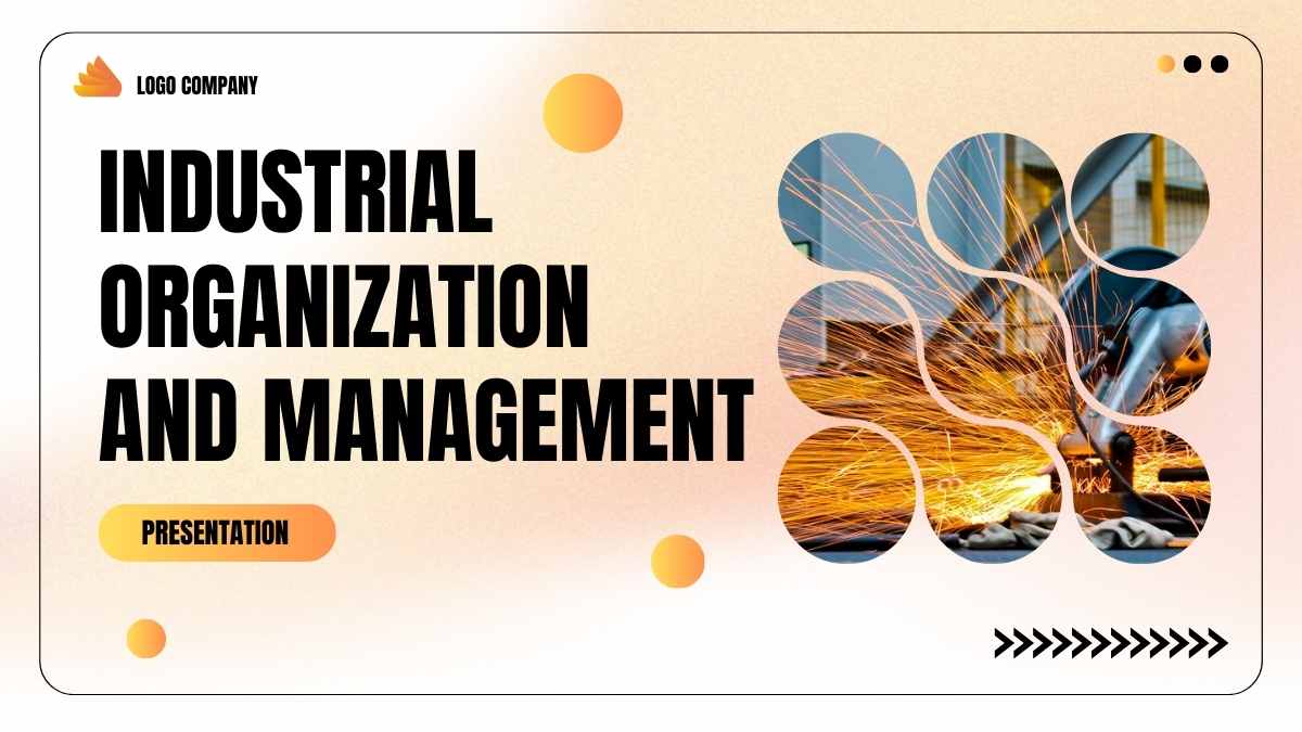 Abstract Industrial Organization And Management Slides Preview