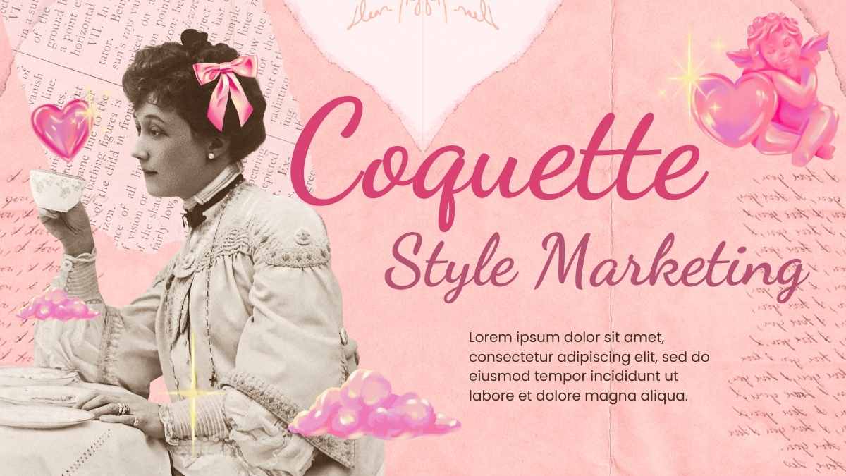 Aesthetic Coquette Style Marketing Preview