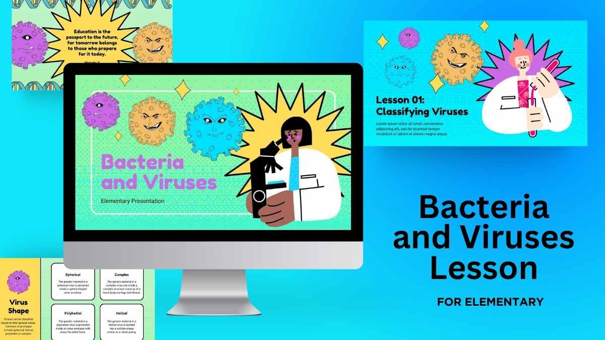 Bacteria and Viruses Lesson for Elementary Preview
