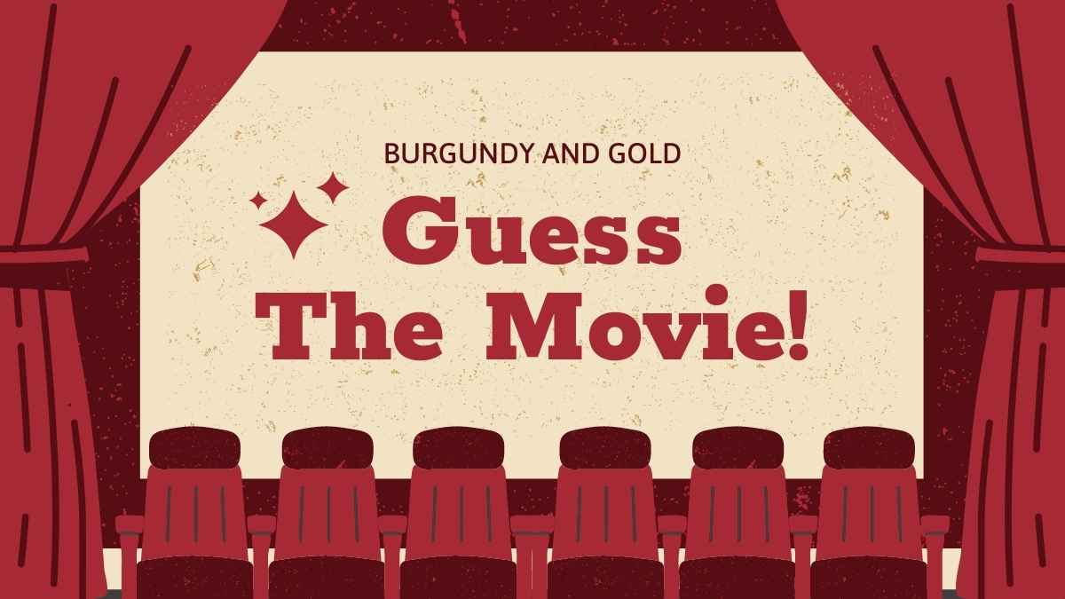 Burgundy Guess The Movie Game Slides Preview