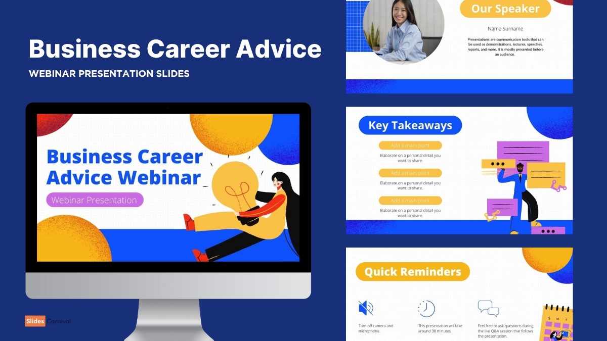 Geometric Business Career Advice Webinar Slides Preview