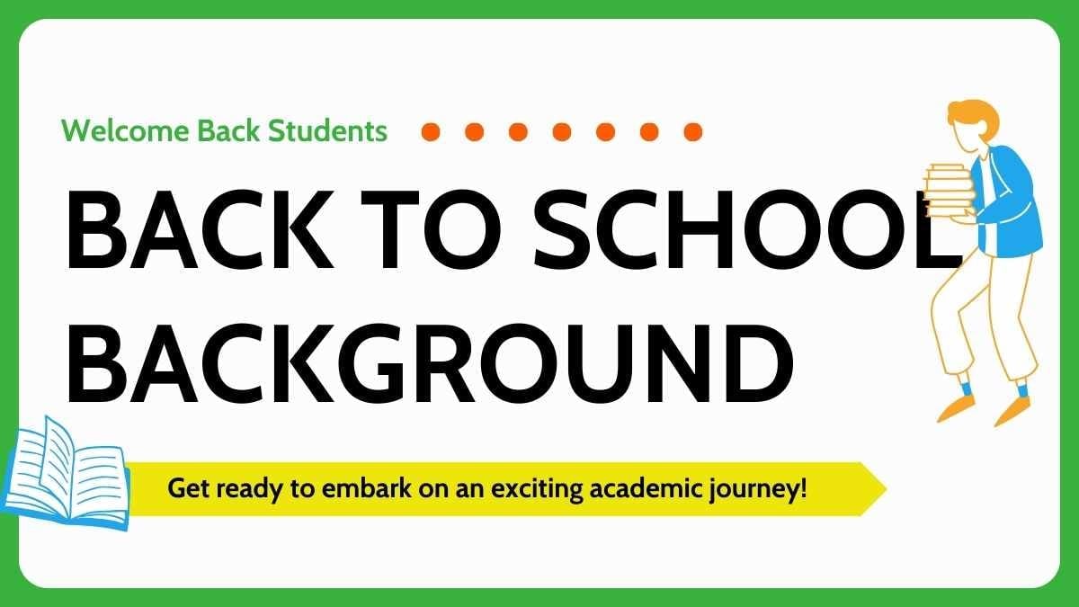 Clean Illustrated Back to School Background Preview
