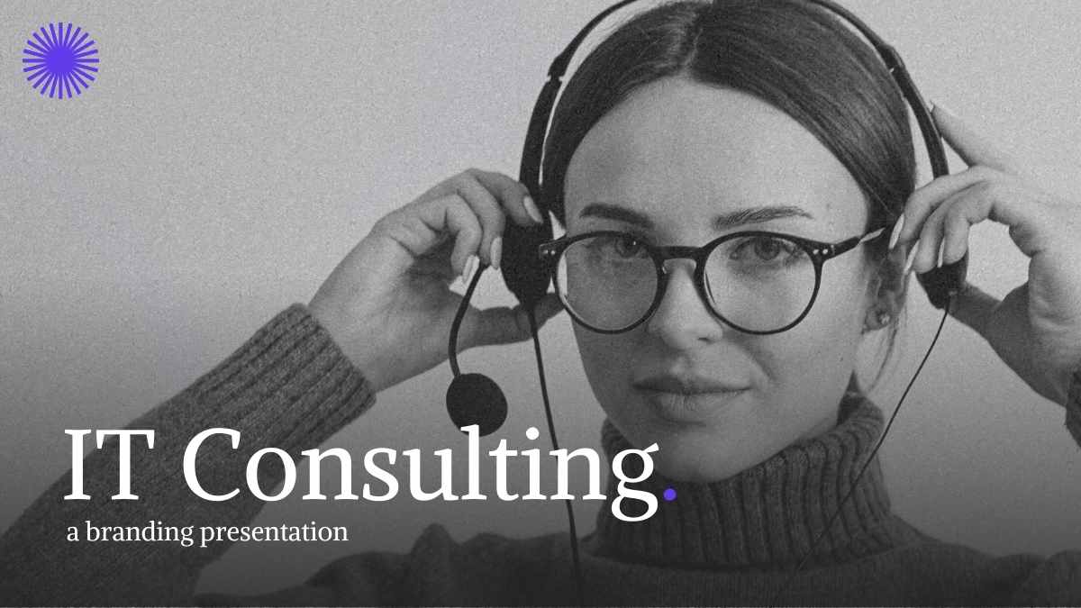 Clean Minimal IT Consulting Slides Preview