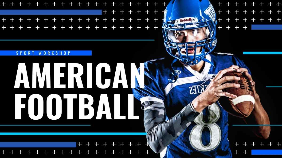 Cool Maximalist American Football Sports Slides Preview