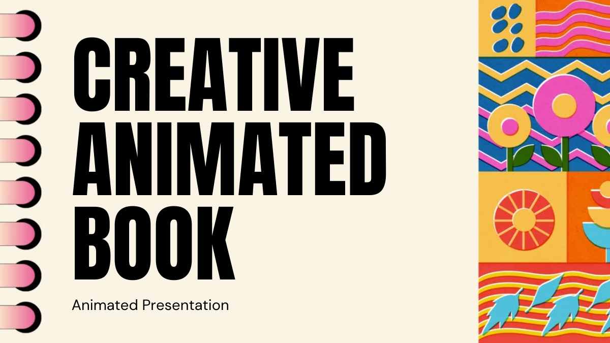Creative Pattern Animated Book Preview