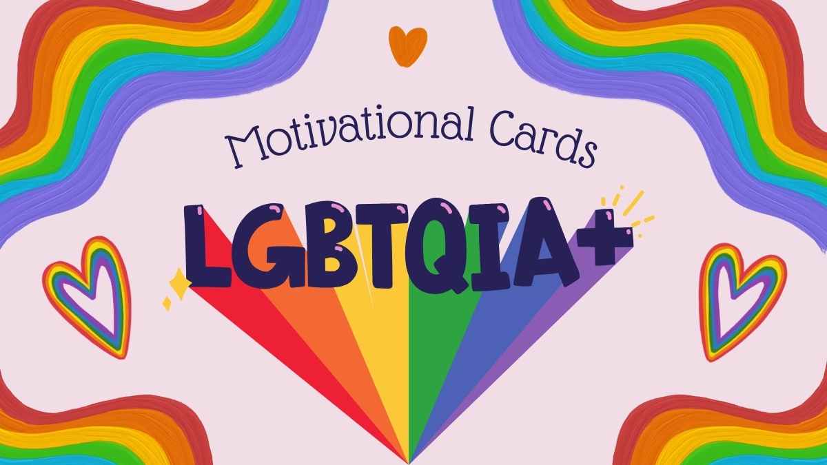 Creative Pride Motivational Cards Slides Preview