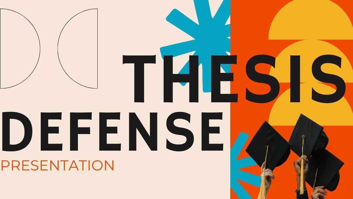 Creative Thesis Defense Slides Preview