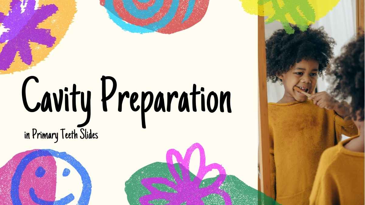 Cute Cavity Preparation In Primary Teeth Slides Preview