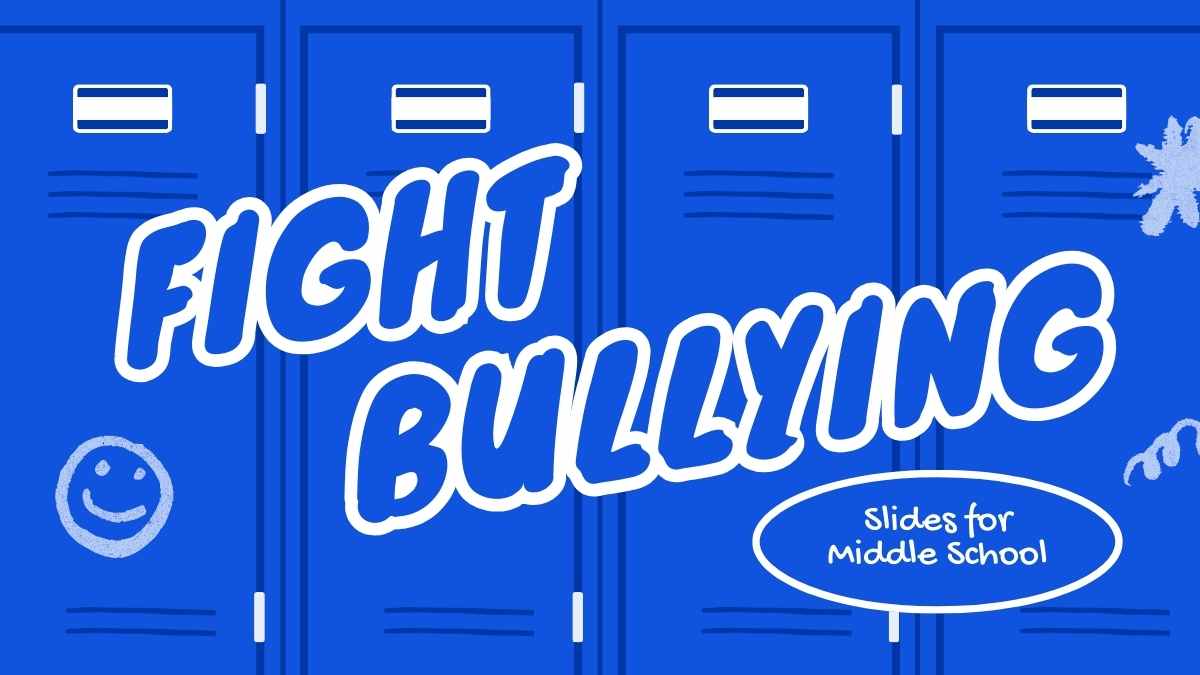 Cute Fight Bullying Slides for Middle School Preview
