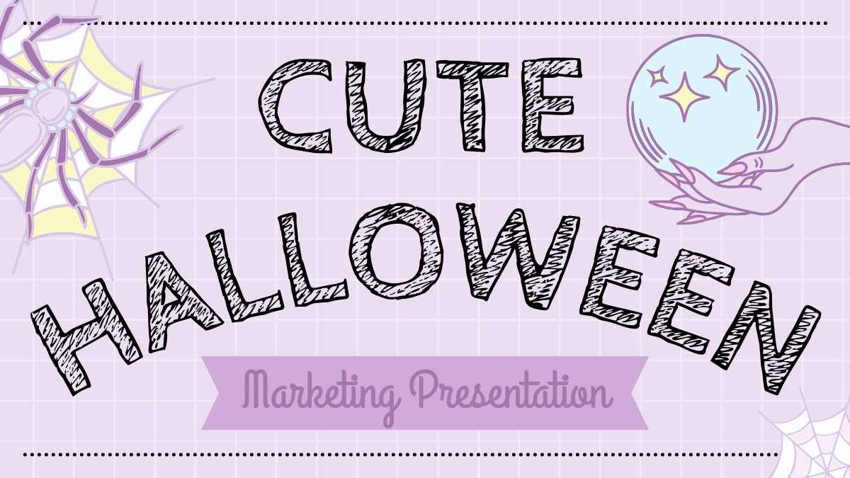 Cute Halloween Marketing Slides Preview