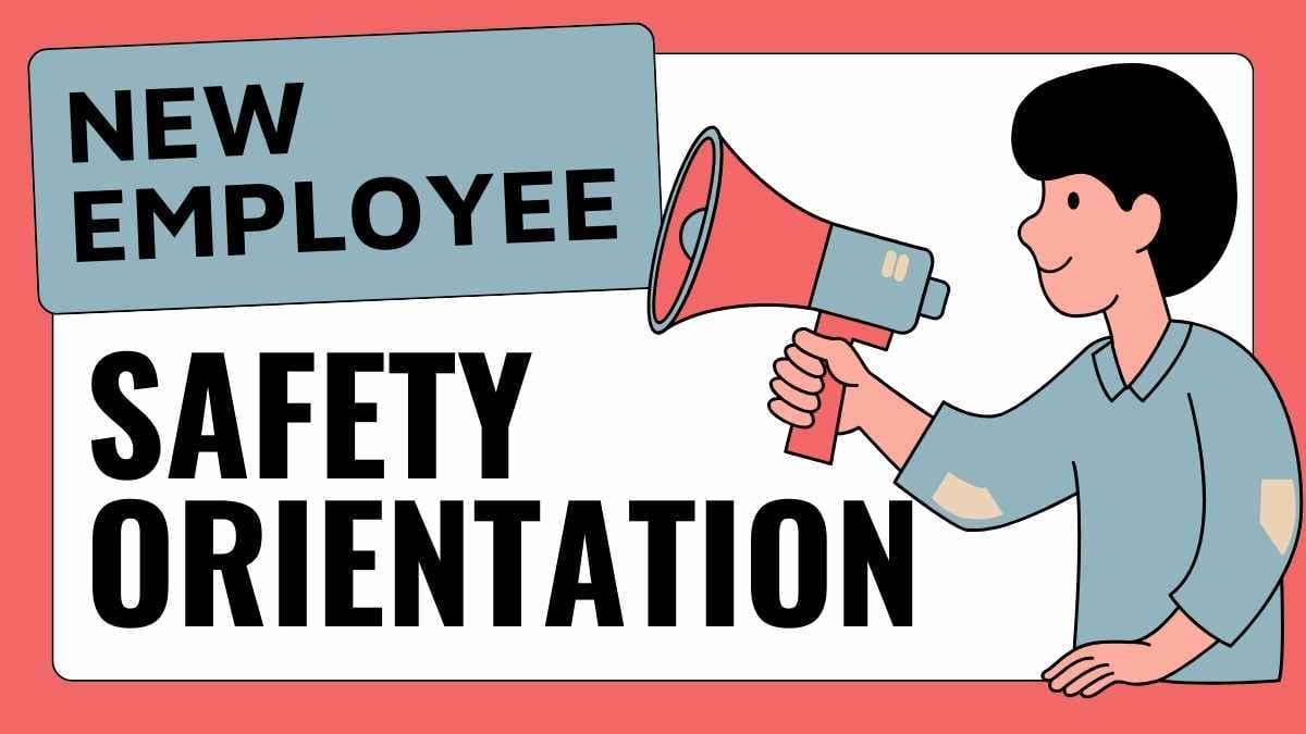 Cute Illustrated New Employee Safety Orientation Slides Preview