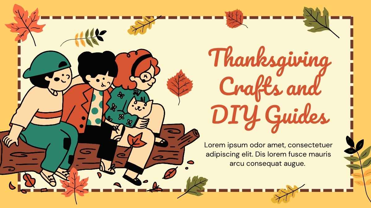 Cute Illustrated Thanksgiving Crafts and DIY Guides Preview