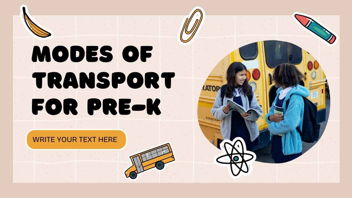 Cute Modes of Transport for Pre-K Preview