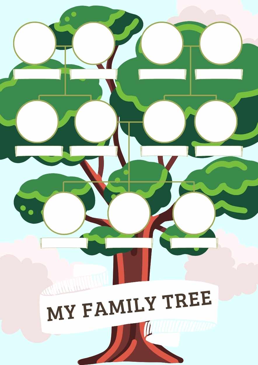 Cute Illustrated My Family Tree Preview