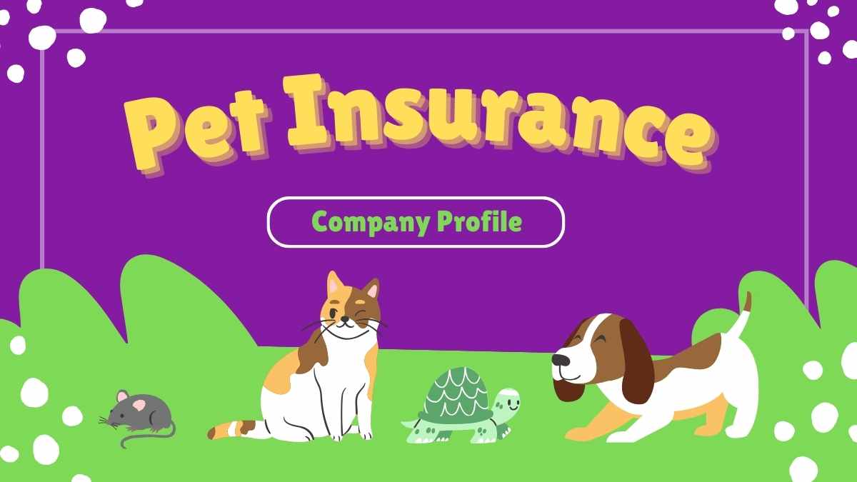 Cute Pet Insurance Company Profile Preview