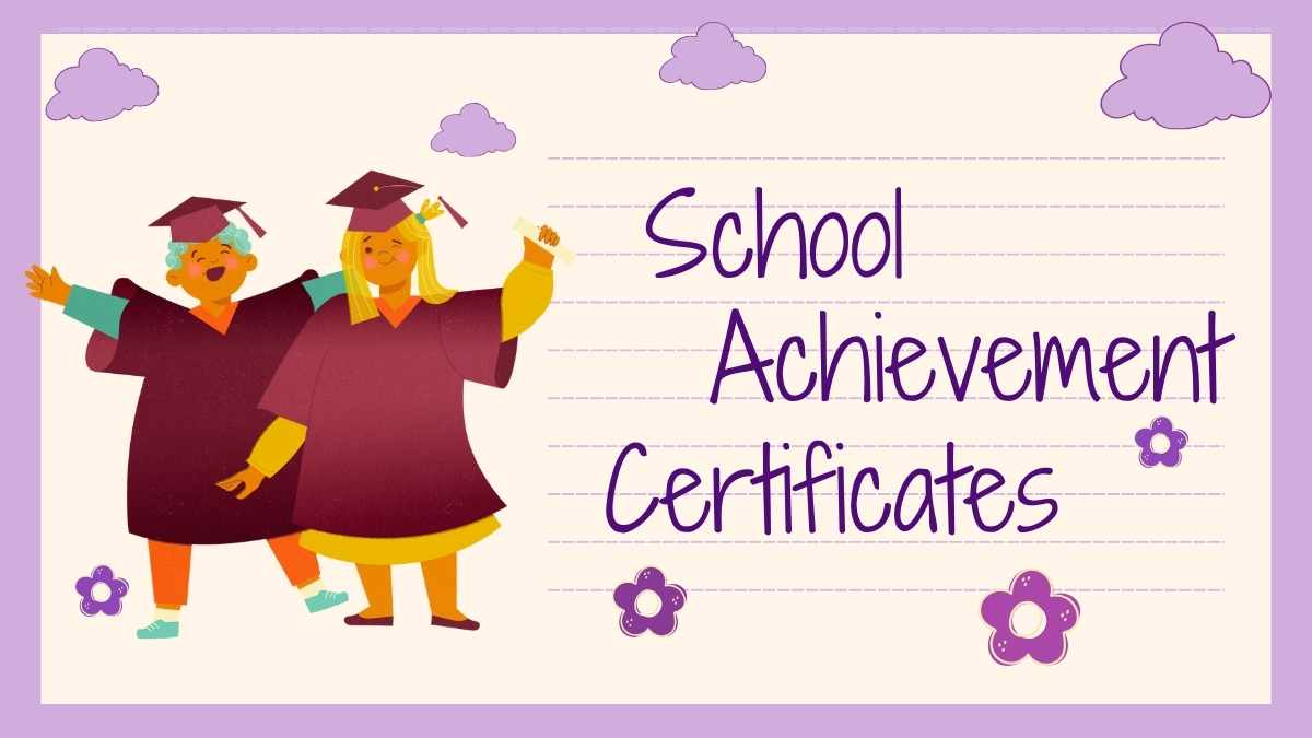 Cute School Achievement Certificates Preview