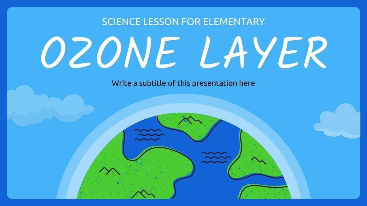 Cute Science Lesson for Elementary: Ozone Layer Preview